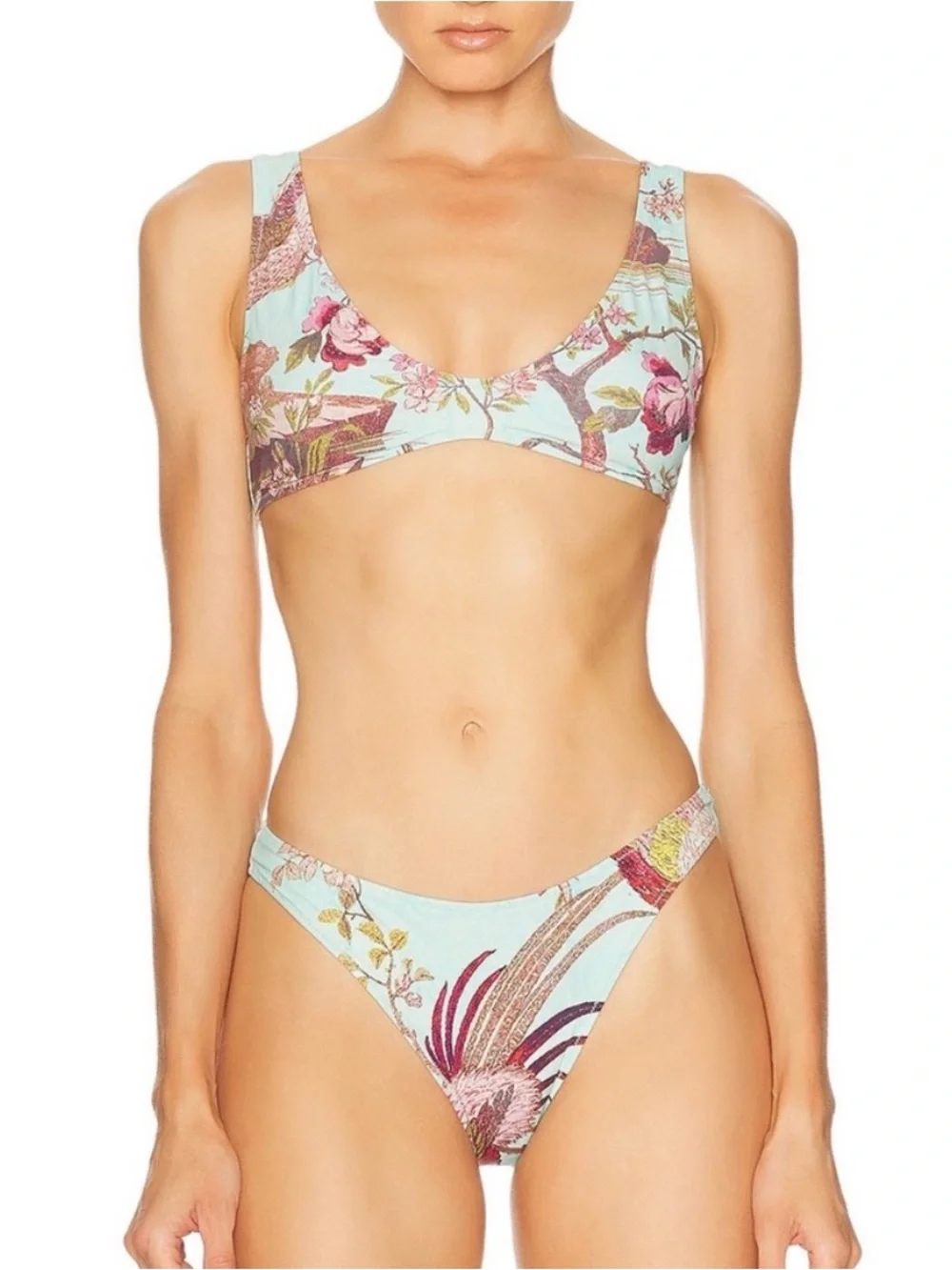 NWT rare SKIMS x roberto cavalli dipped bikini - Fagianella print